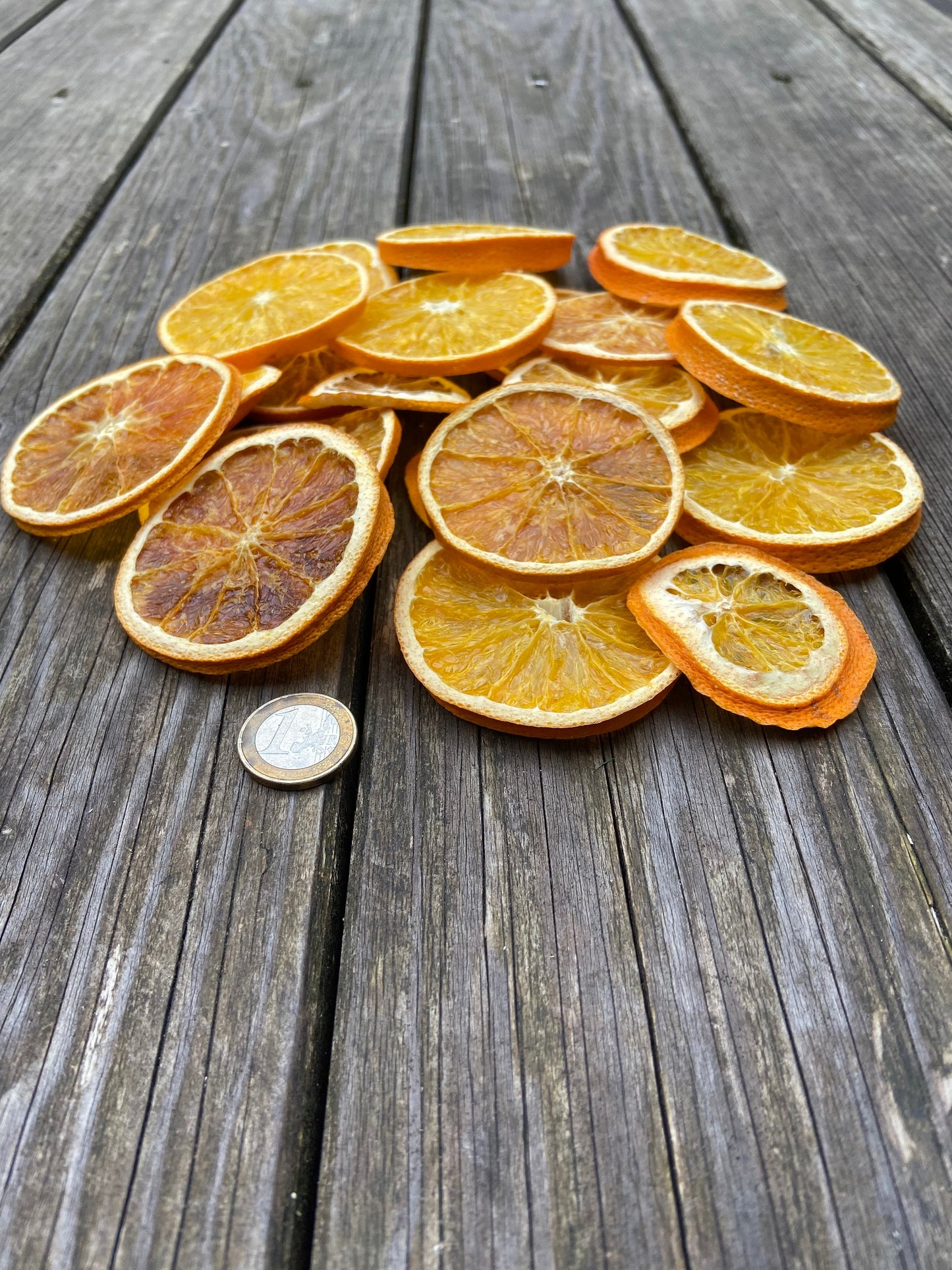 getrocknete Orangenscheiben