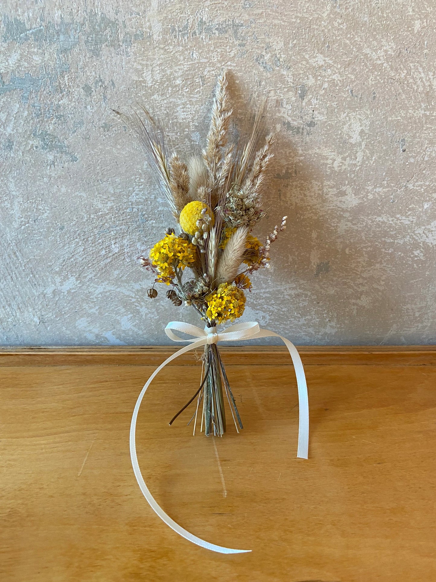 Trockenblumenstrauß | klein | gelb