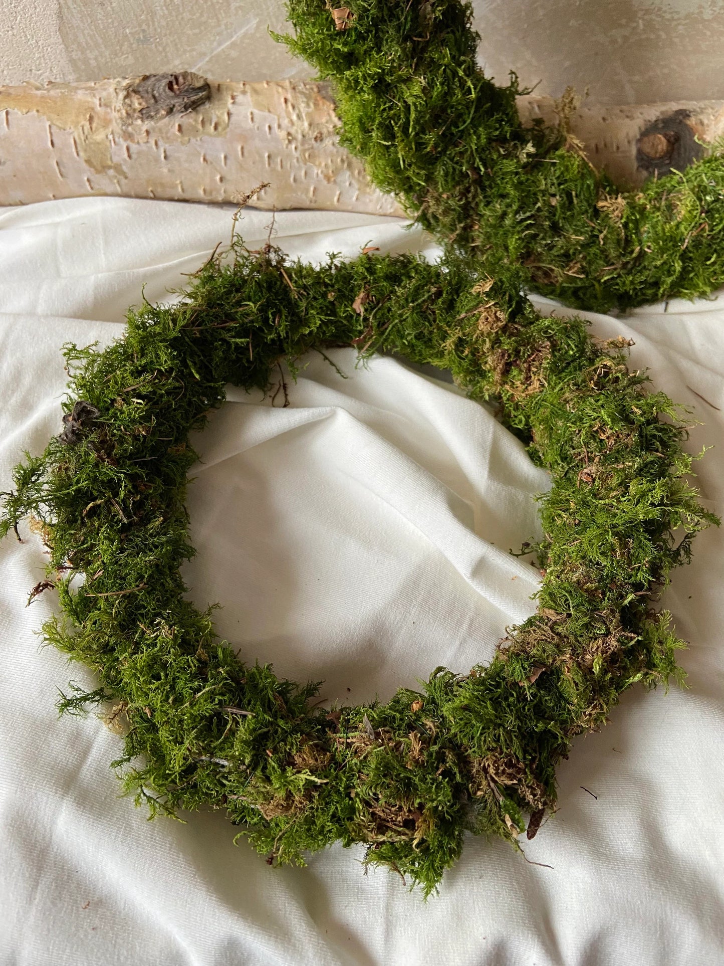 Mooskranz | Moosring | Osterdekoration | Tischdekoration | Frühlingsdeko | Moos | Osternest