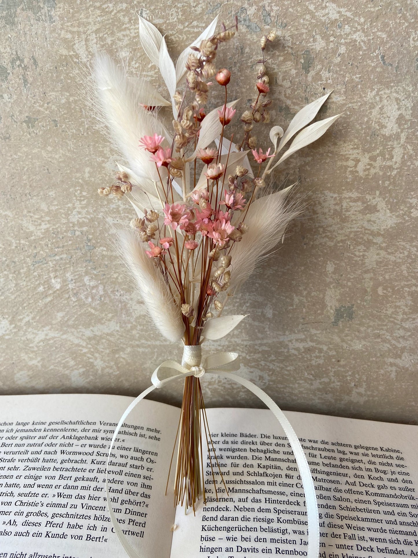 Trockenblumenstrauß | klein | rosa