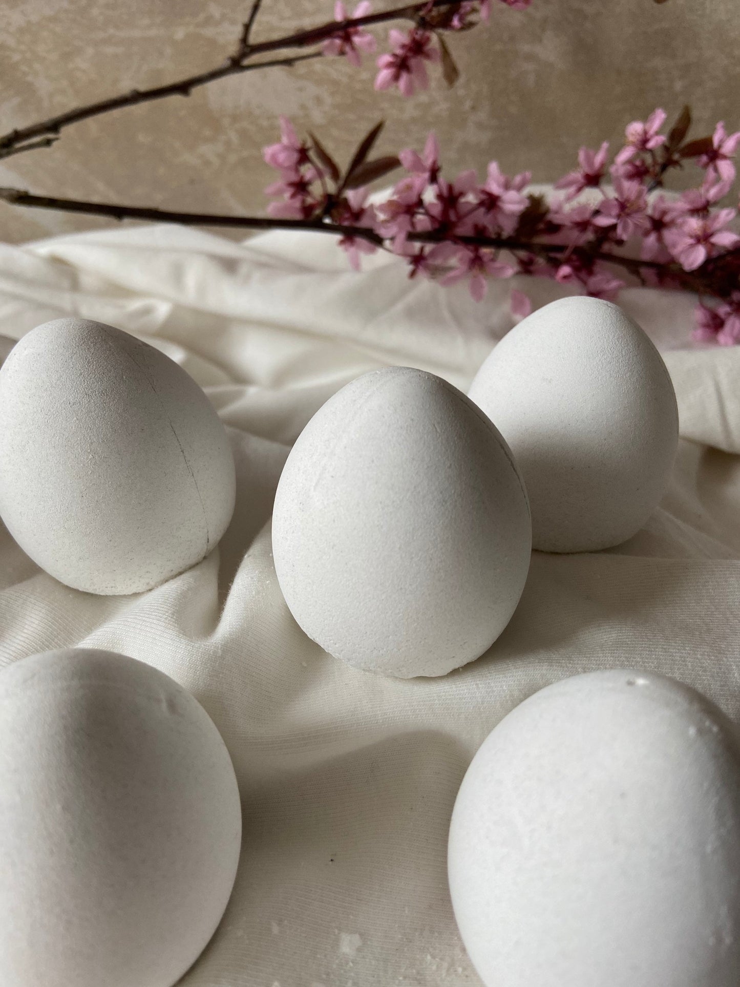 Betonei weiß | Osterei | Weißes Betonei | Ostern | Ostertisch | Osterdeko | Deko | Einladung | Tischdeko
