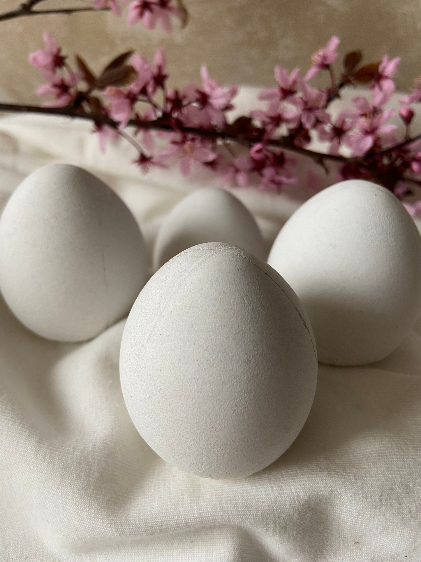 Betonei weiß | Osterei | Weißes Betonei | Ostern | Ostertisch | Osterdeko | Deko | Einladung | Tischdeko