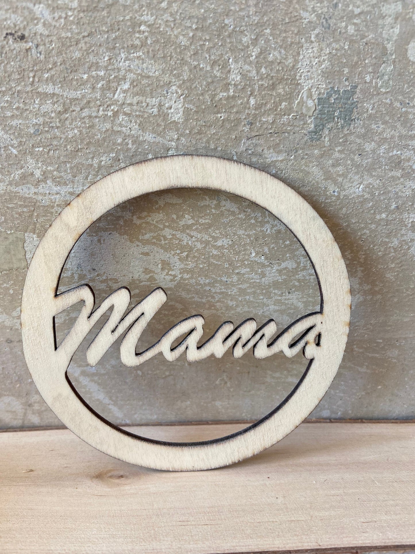 Holzanhänger | Muttertag | Mama love | Geschenk | Liebe | Schriftzug | Laser | Lasercut