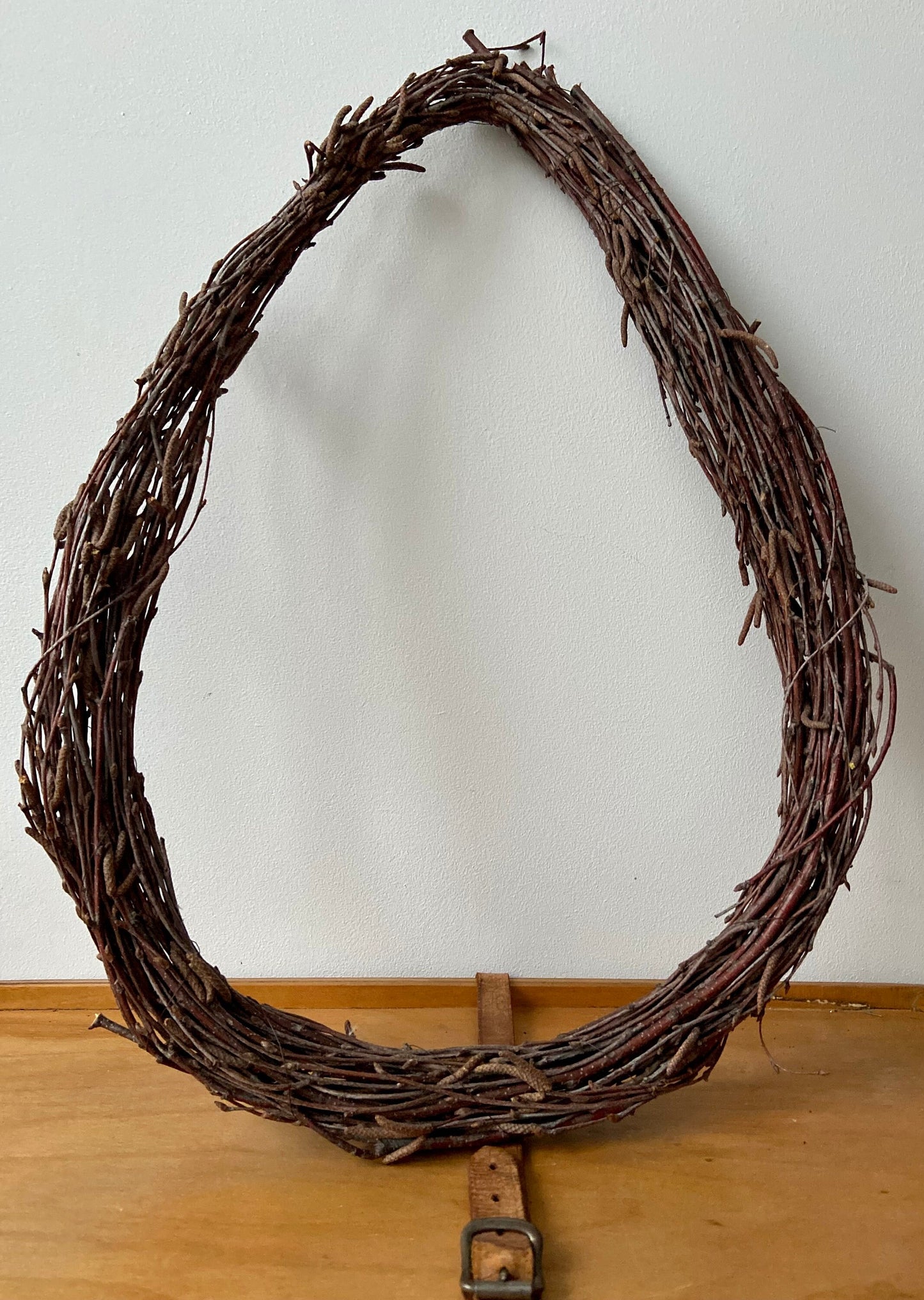 Birkenei | Ei aus Birkenzweigen | Osterei aus Birkenzweigen | Türdekoration | Osterdeko | Naturmaterial | Bastelmaterial