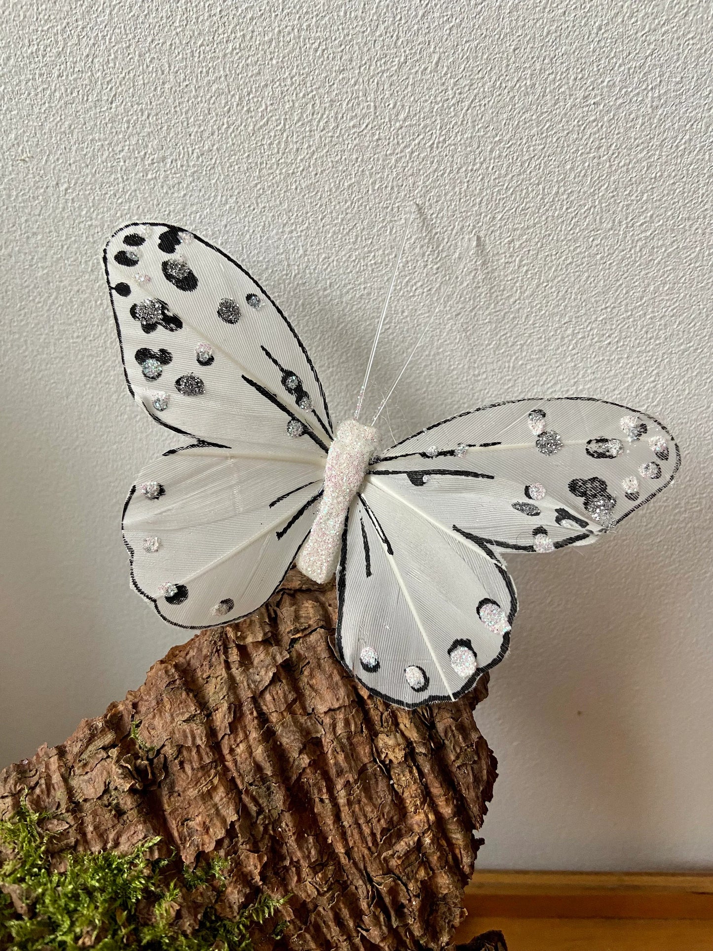 Schmetterling | Glitzer | Frühlingsdeko | Bastelmaterial |