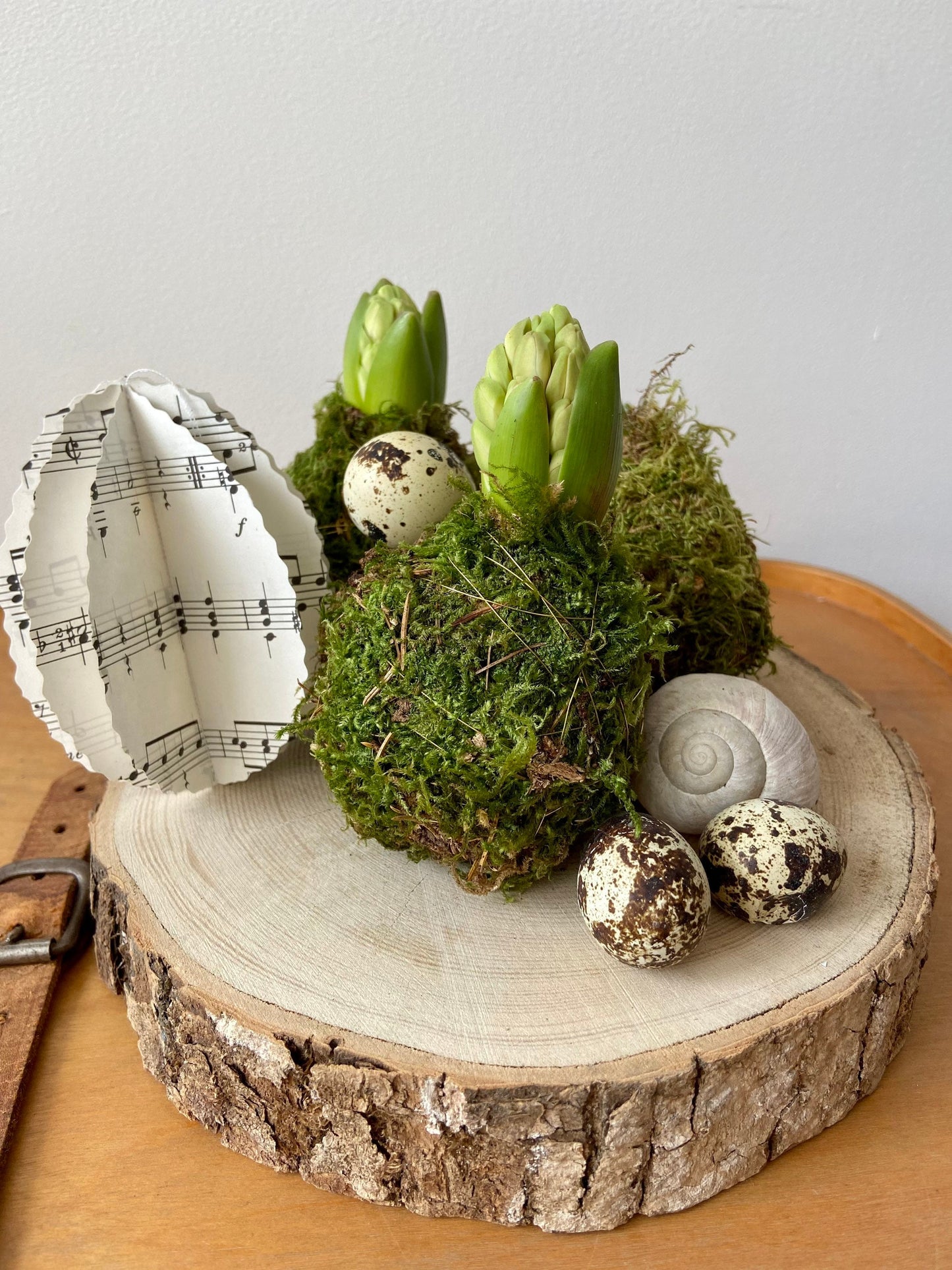 Hyazinthe in Moos | Osterdekoration | Tischdekoration | Frühlingsdeko | Moos | Ostern | Hyazinthe | Frühlingsblüher | NaturDeko