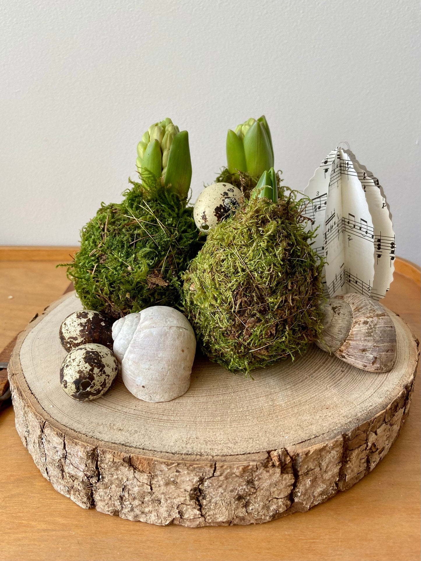 Hyazinthe in Moos | Osterdekoration | Tischdekoration | Frühlingsdeko | Moos | Ostern | Hyazinthe | Frühlingsblüher | NaturDeko