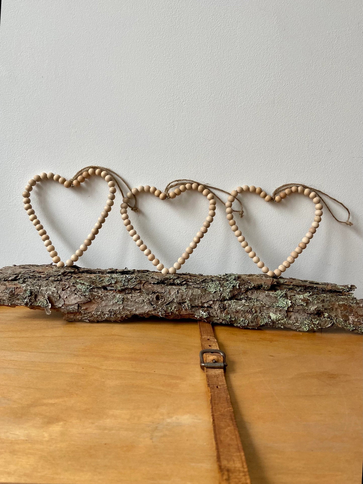 Herz | Holzperlen | kleines Herz | Muttertag | Geschenk | Hochzeit | Liebe | Valentinstag