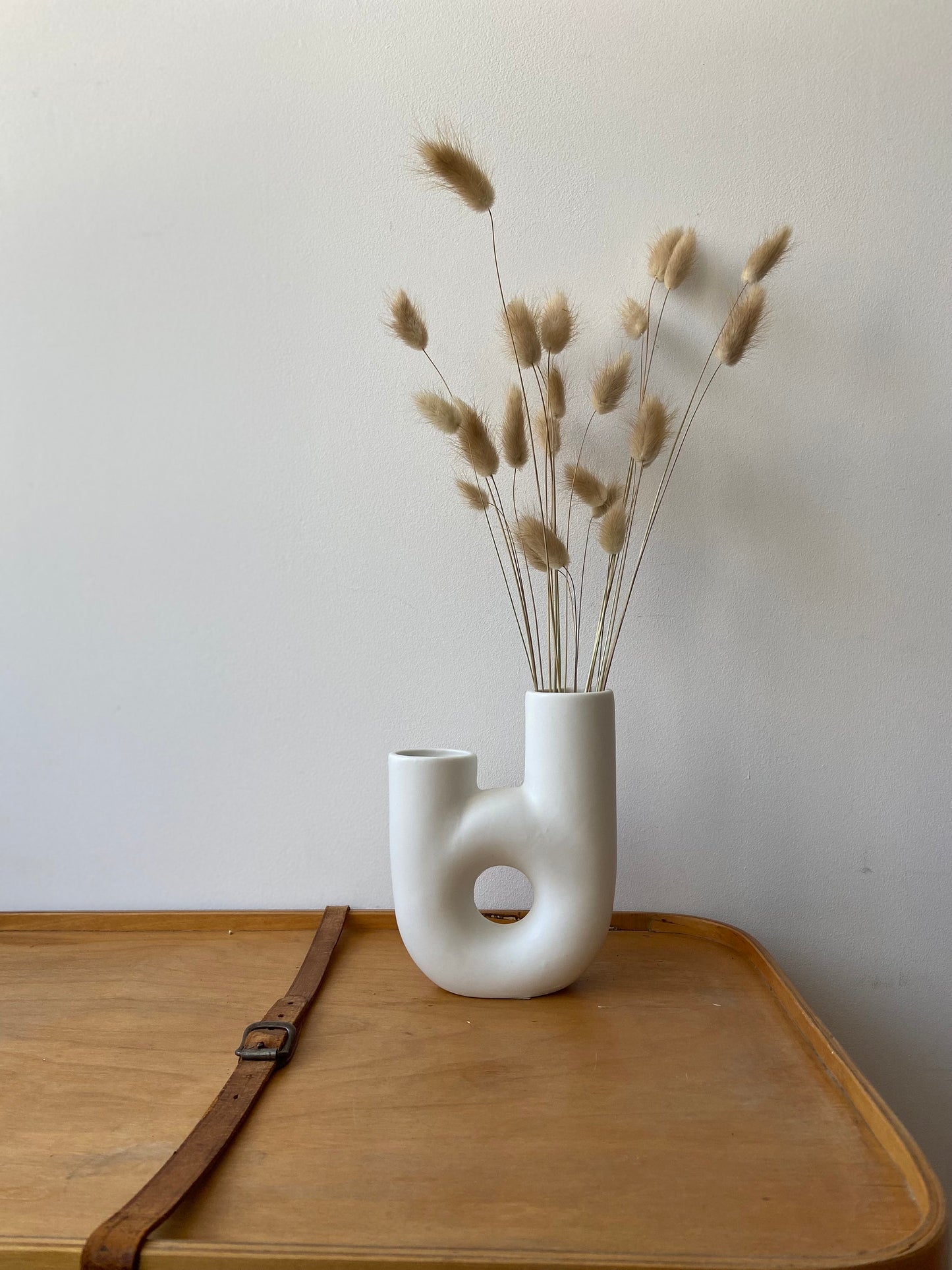 Vase | Schwarz | Weiß | Donut | Keramik | Ostern | Ostertisch | Osterdeko | Deko | Tischdeko