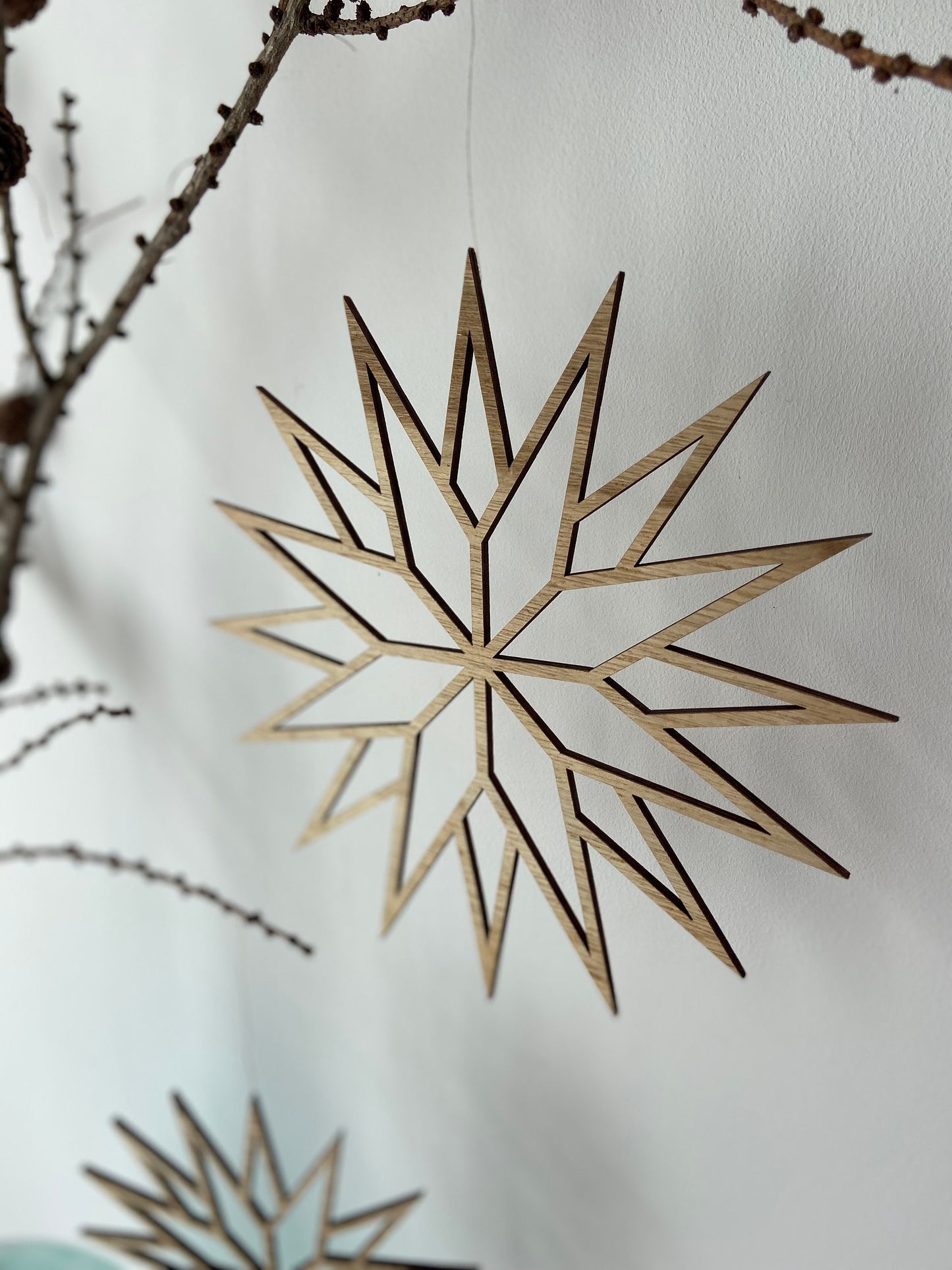 Stern | Weihnachtsstern | Holzstern | Weihnachten | Advent | Weihnachtsdeko | Deko | Fensterdeko | Anhänger | Adventsdeko