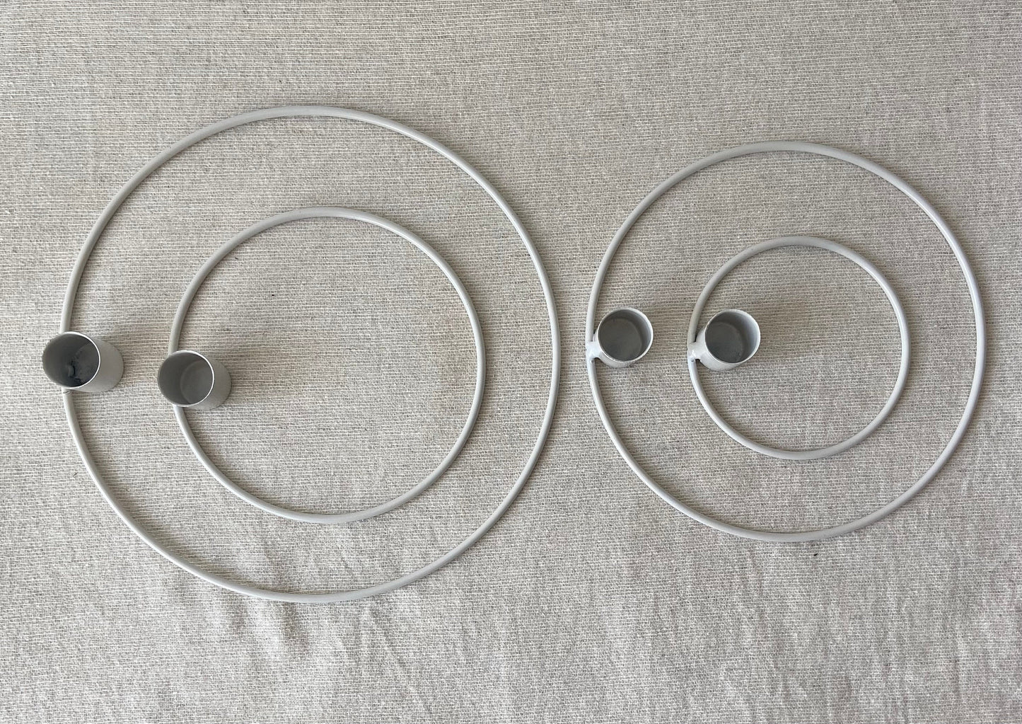 Kerzenhalter | Ringe | Adventskranz | Metallringe | Advent | stone| Skandinavisch | schlicht | Weihnachten | Minimalistisch | Wohndeko