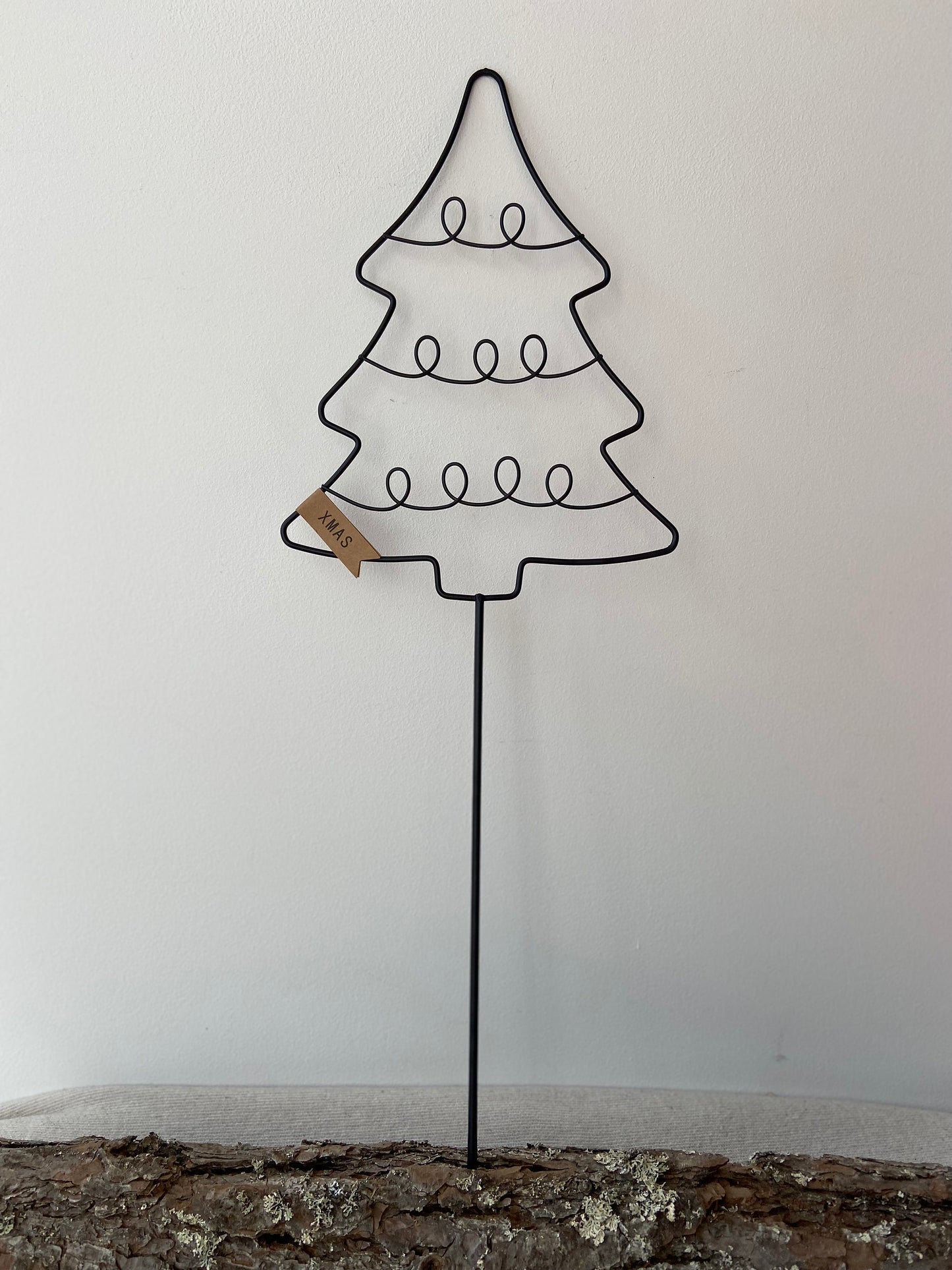 Metall Tannenbaum | Tannenbaum | Weihnachtsdeko | Adventsdekation | WeihnachtsTopper | Baum | schwarz | Christbaum | Stab