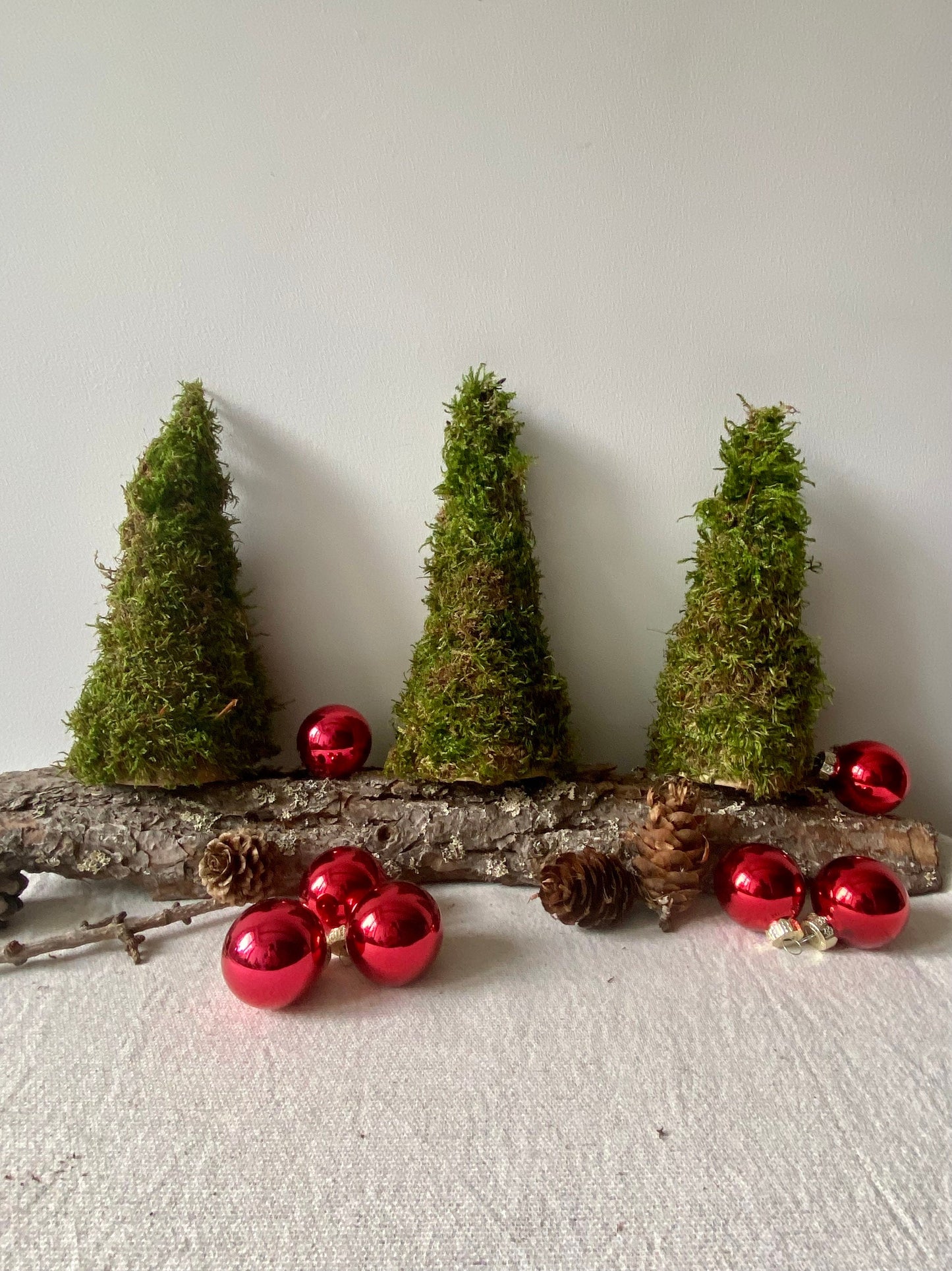 Tannenbaum aus Moos | Moosbaum | Advent | Weihnachten | Deko | Winter | Naturdeko | Mini-Tannenbaum