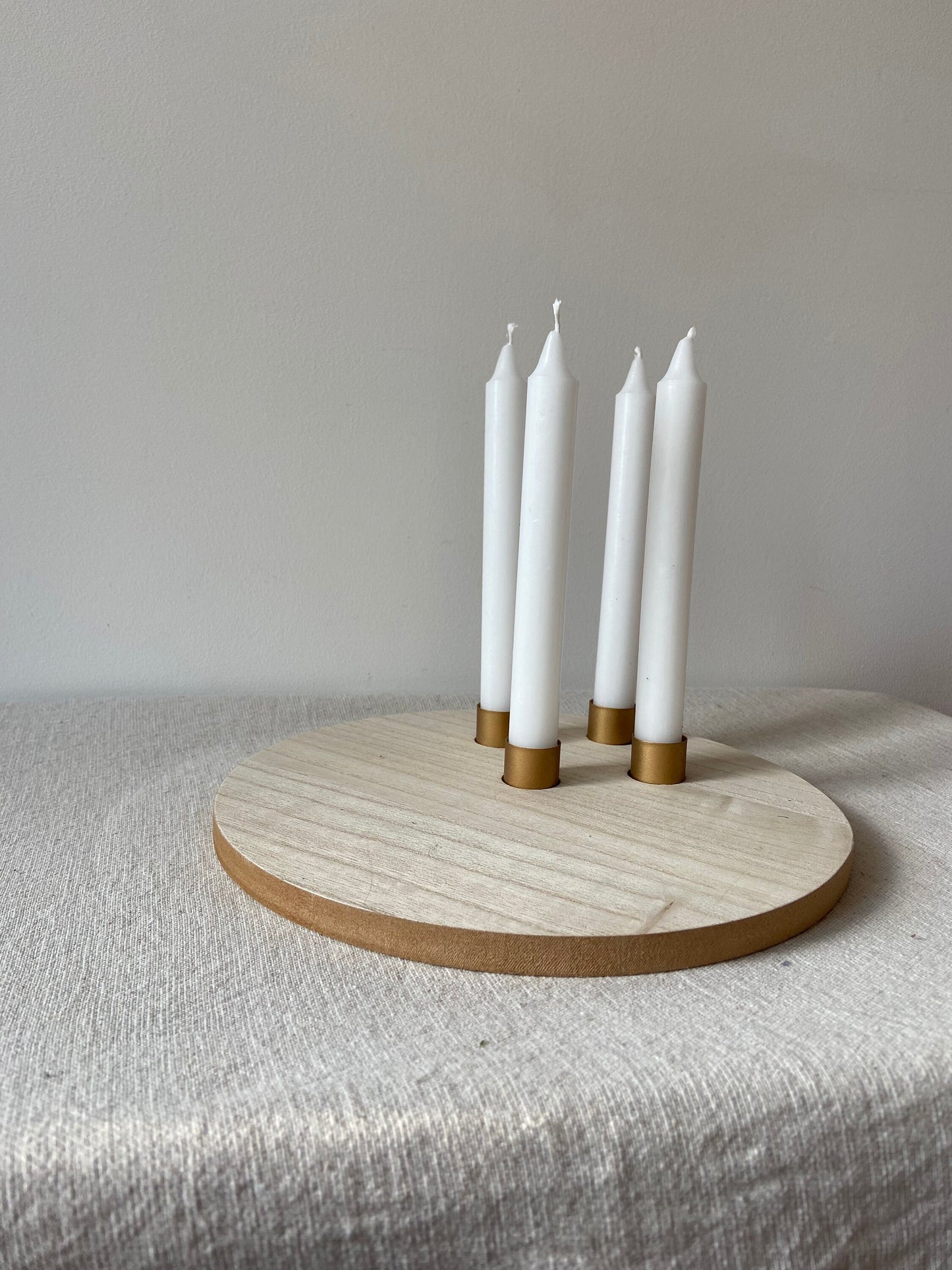 Holz-Kerzentablett | Adventskranz | Advent | Weihnachten | Winter | Kerzen | Holz | Kerzenhalter
