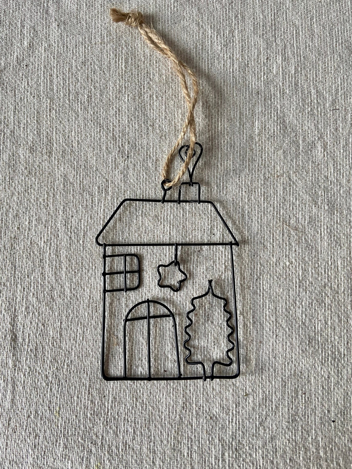 Haus | Weihnachtshaus | Metallhaus | Weihnachten | Advent | Weihnachtsdeko | Fensterdeko | Anhänger | Adventsdeko | Christbaumschmuck