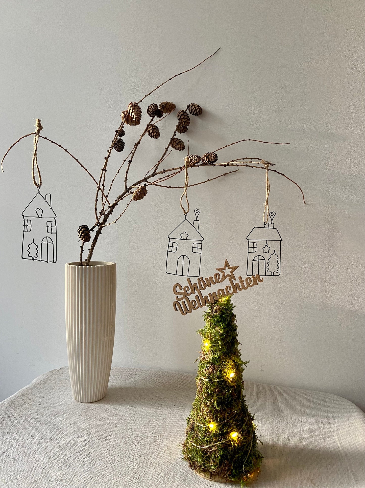 Haus | Weihnachtshaus | Metallhaus | Weihnachten | Advent | Weihnachtsdeko | Fensterdeko | Anhänger | Adventsdeko | Christbaumschmuck