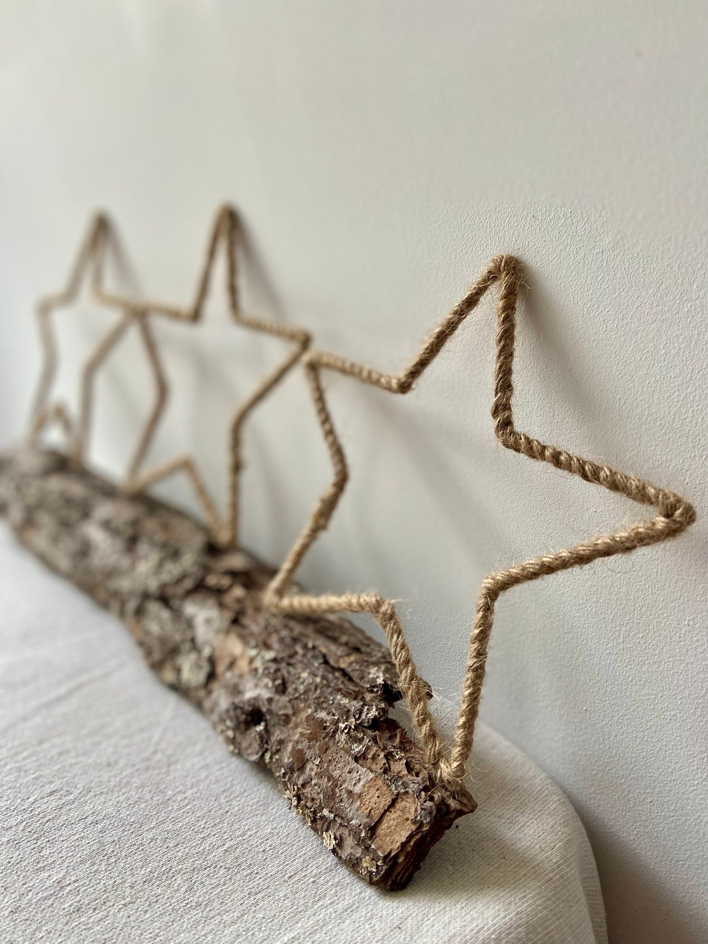 Stern | Weihnachtsstern | Jutestern| Weihnachten | Advent | Weihnachtsdeko | Deko | Fensterdeko | Anhänger | Adventsdeko