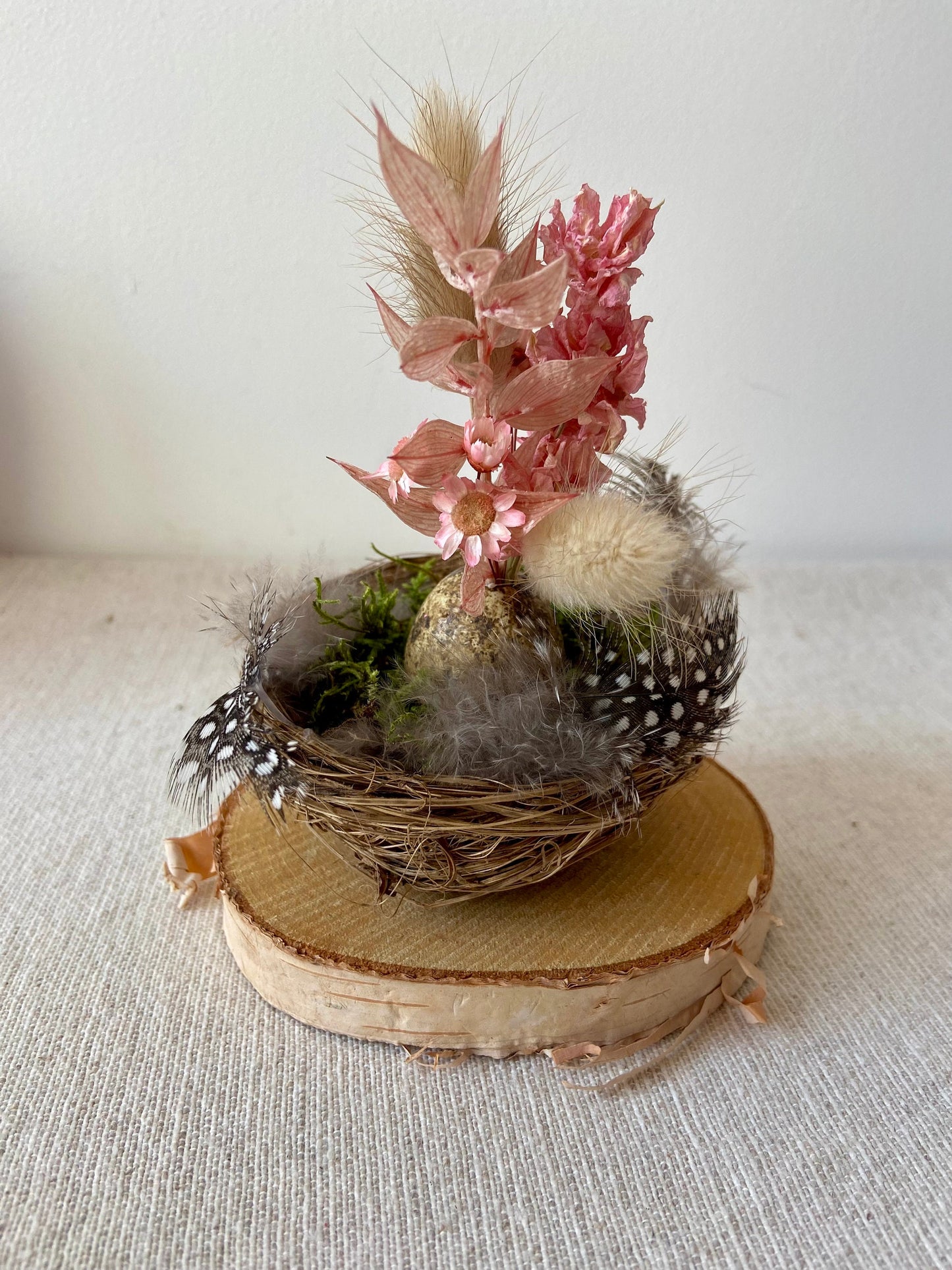 Nestchen mit Blüten | Ostern | Frühling | Dekoration | Osterdeko | natürliche Deko | Skandinavisch | schlicht