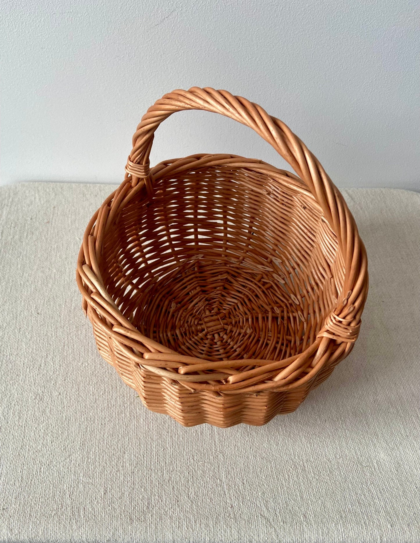 Osterkorb braun| Weidenkörbchen | | Osterhasenanhänger | Dekokorb | Weidenkorb | Suchkörbchen | Blütenkorb für Hochzeiten | Blumenmädchen