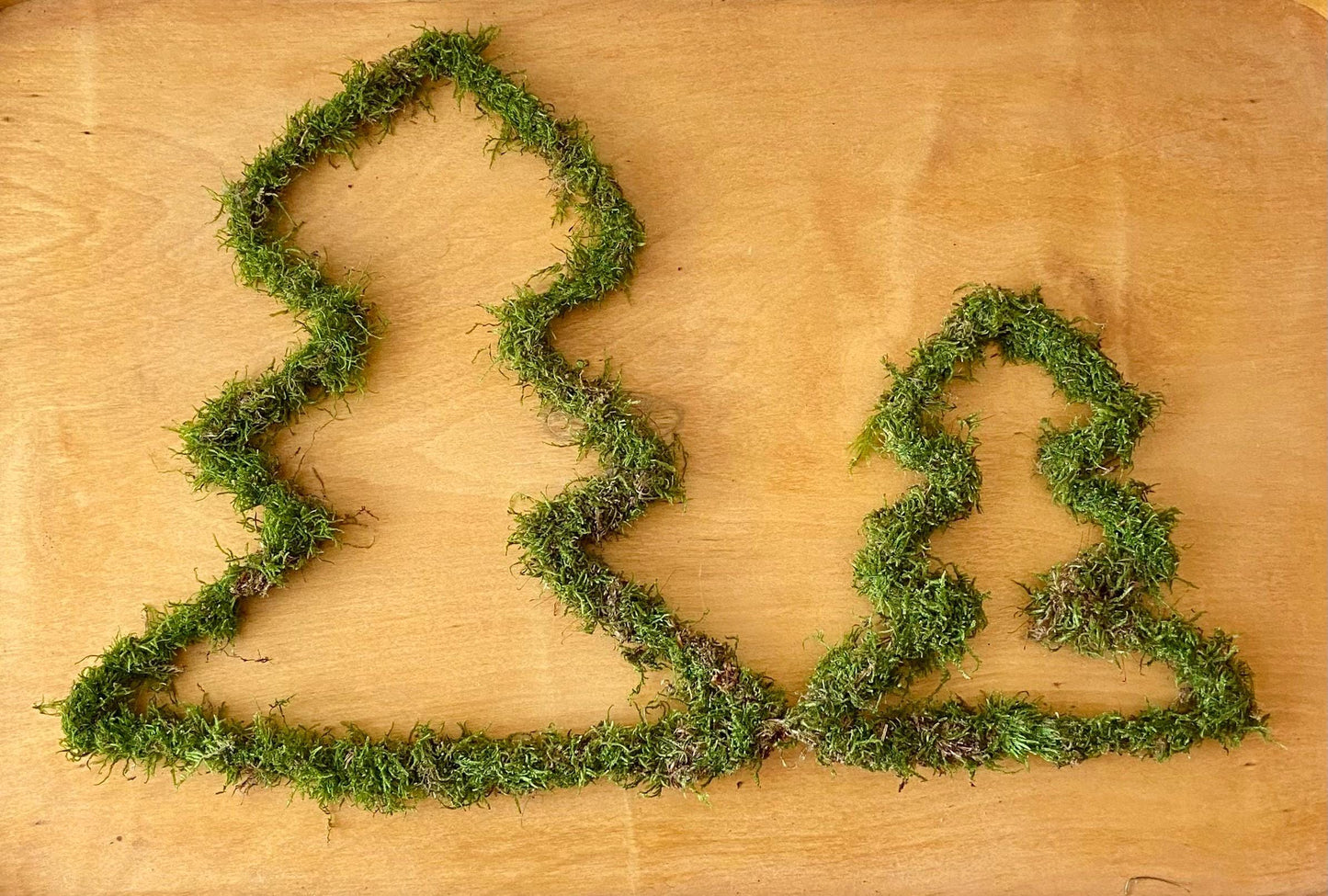 Tannenbaum aus Moos | Türschmuck | Fensterschmuck | Moosbaum | Advent | Weihnachten | Deko | Winter | Naturdeko | Mini-Tannenbaum