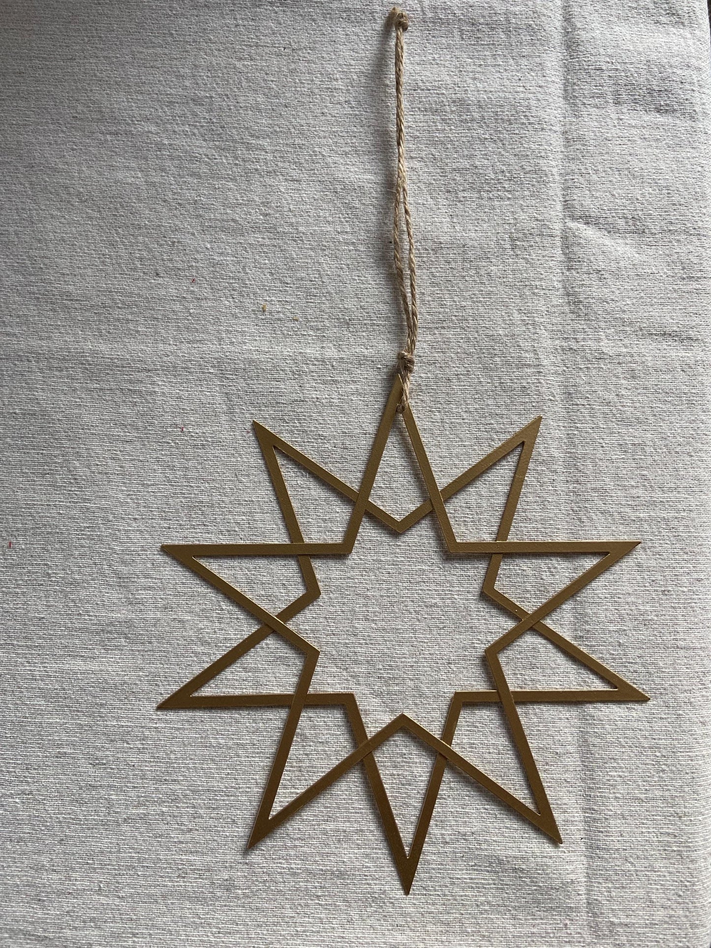 Stern | Metallstern | Weihnachtsstern | gold | Weihnachten | Advent | Weihnachtsdeko | Fensterdeko | Anhänger | Adventsdeko | Christbaum