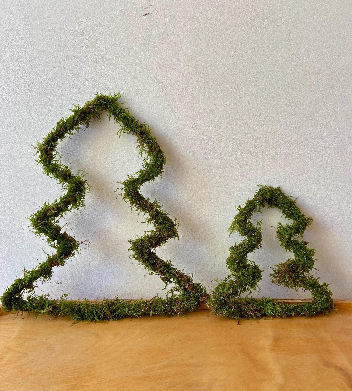 Tannenbaum aus Moos | Türschmuck | Fensterschmuck | Moosbaum | Advent | Weihnachten | Deko | Winter | Naturdeko | Mini-Tannenbaum