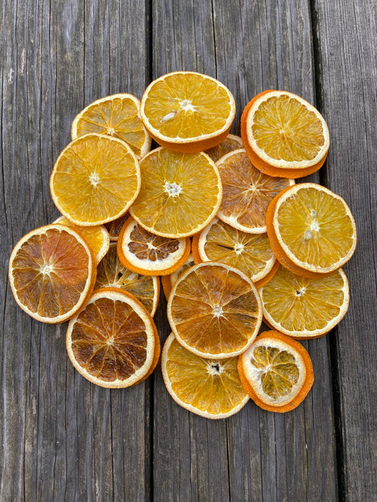 getrocknete Orangenscheiben