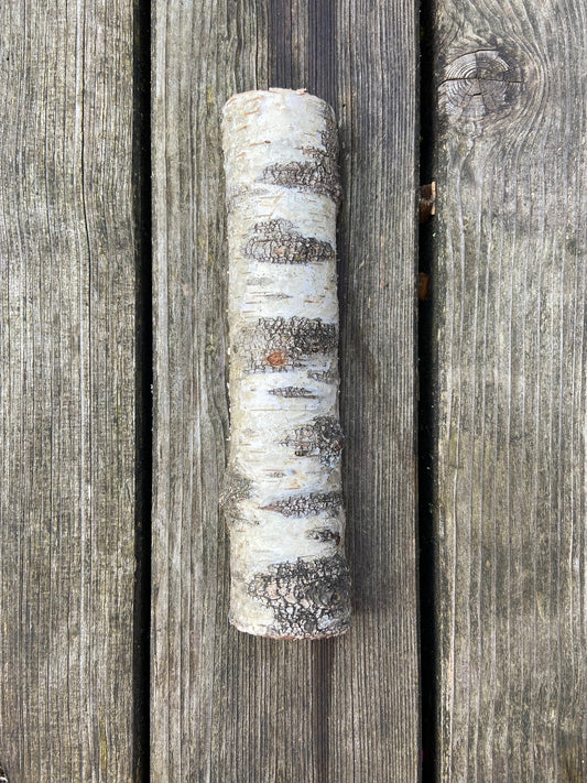 Birkenstamm | halbiert | ca. 20cm