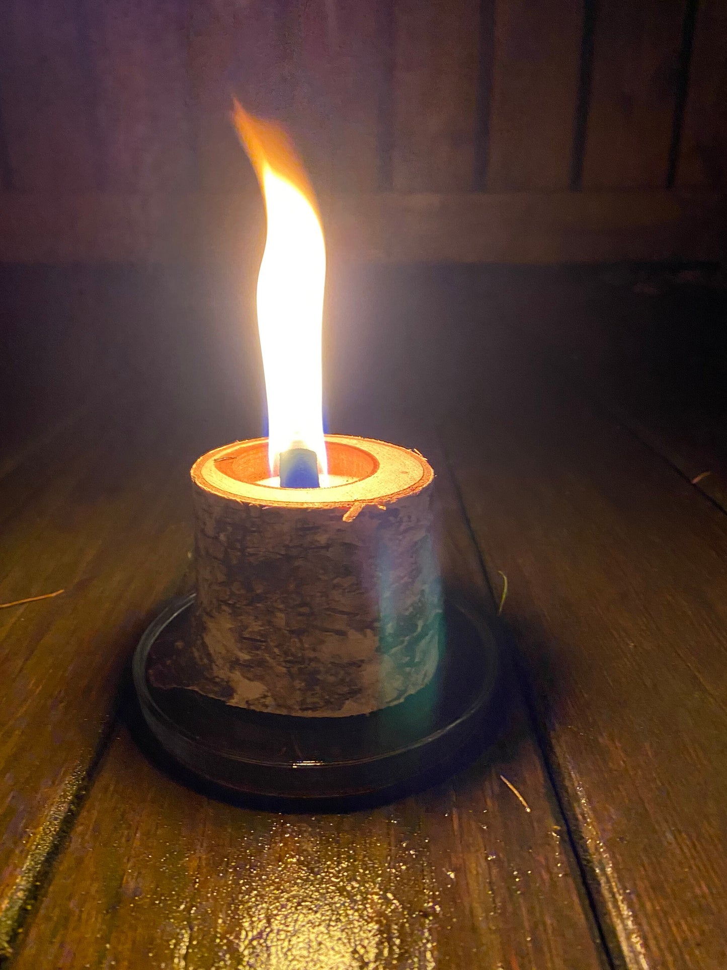 Outdoor Licht | Mini-Schwedenfeuer | Birken Kerze