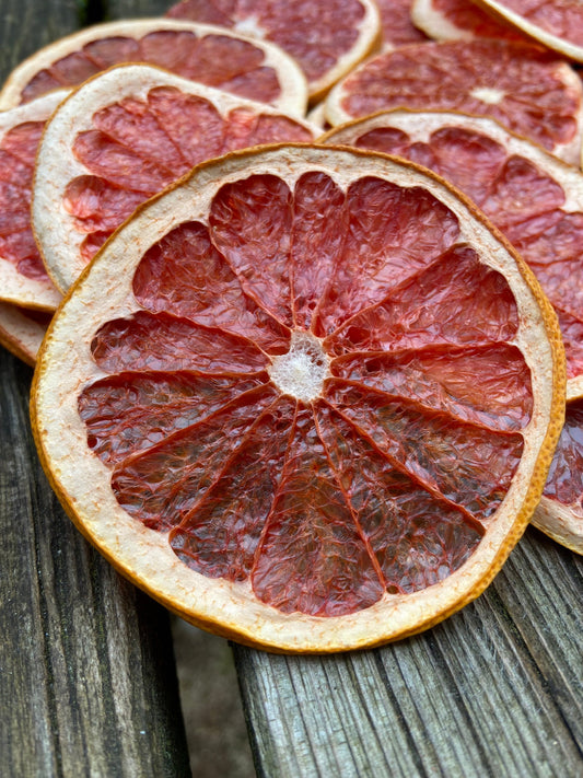 getrocknete Grapefruitscheiben