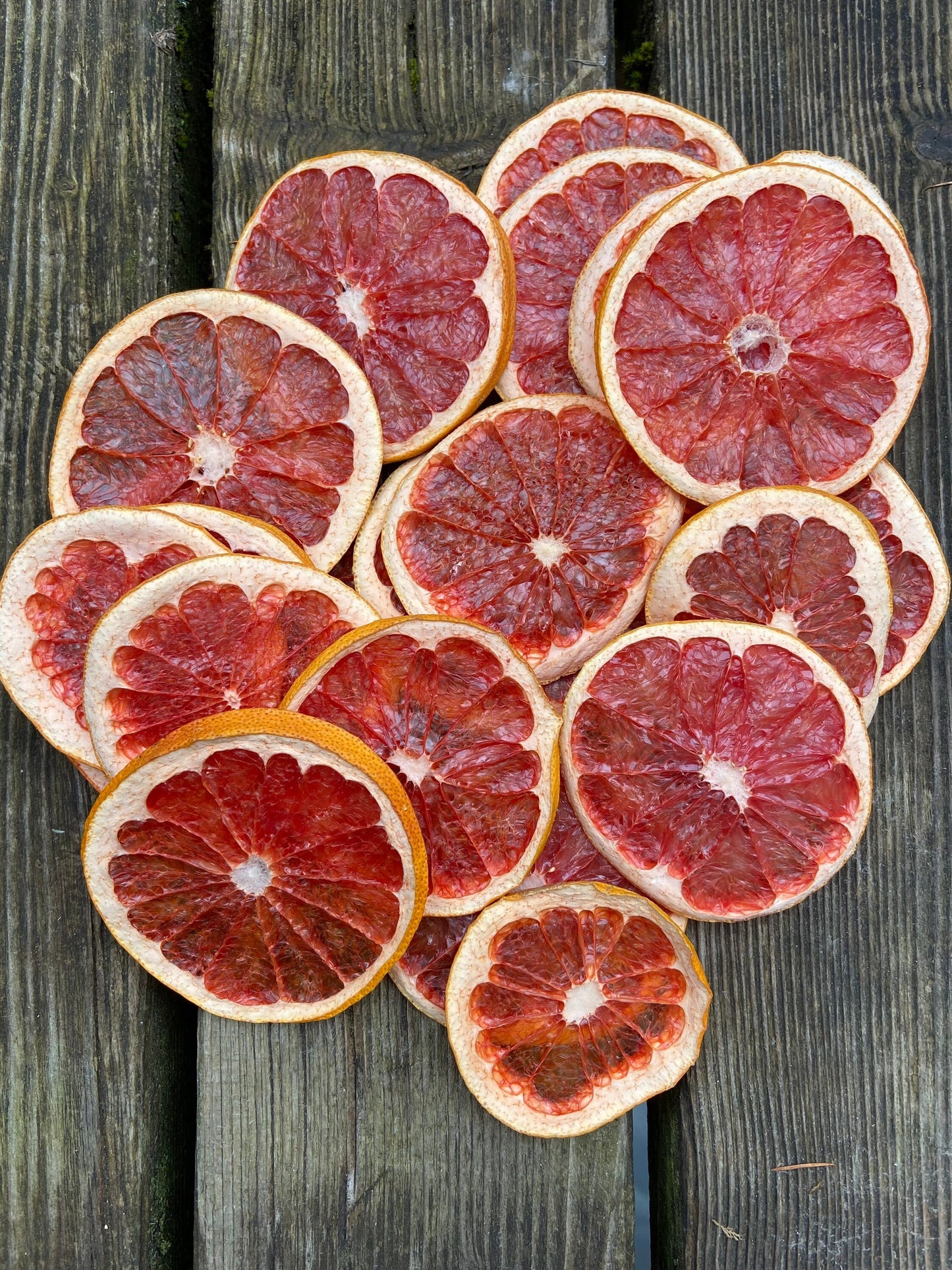 getrocknete Grapefruitscheiben