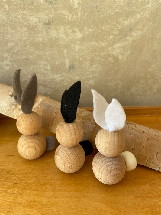 Hase | Holzperlen | Ostern