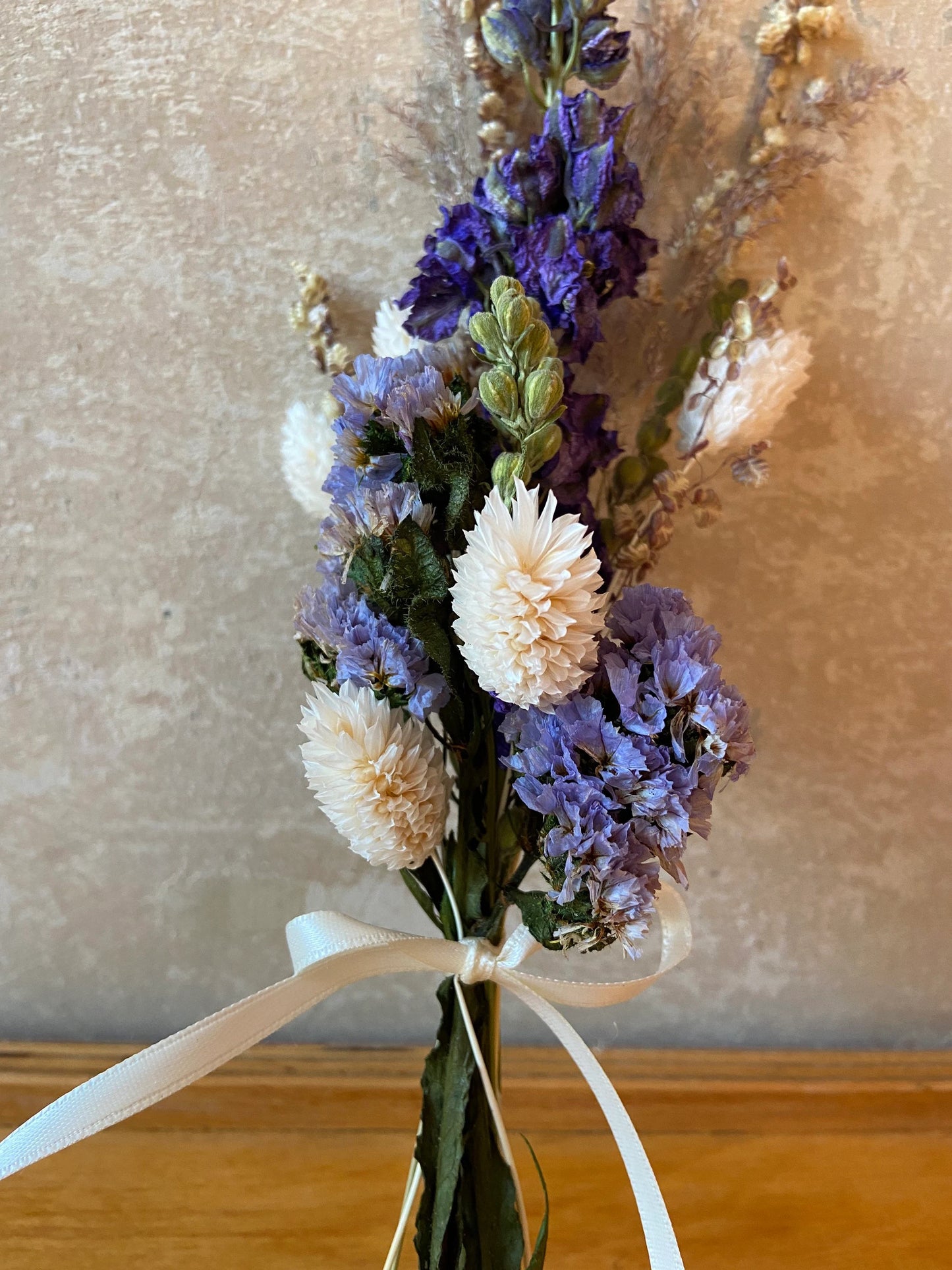 Trockenblumenstrauß | klein | blau