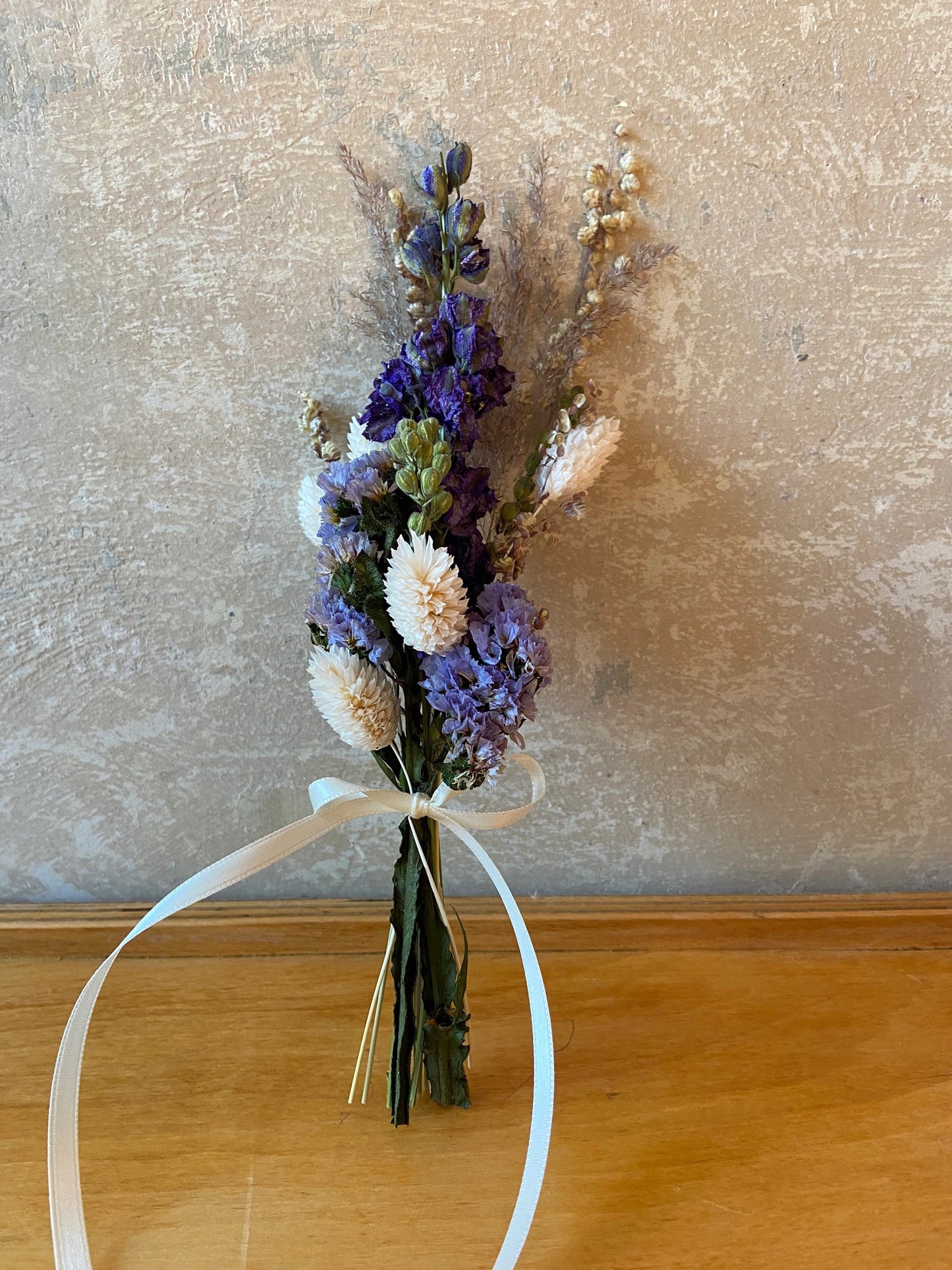 Trockenblumenstrauß | klein | blau