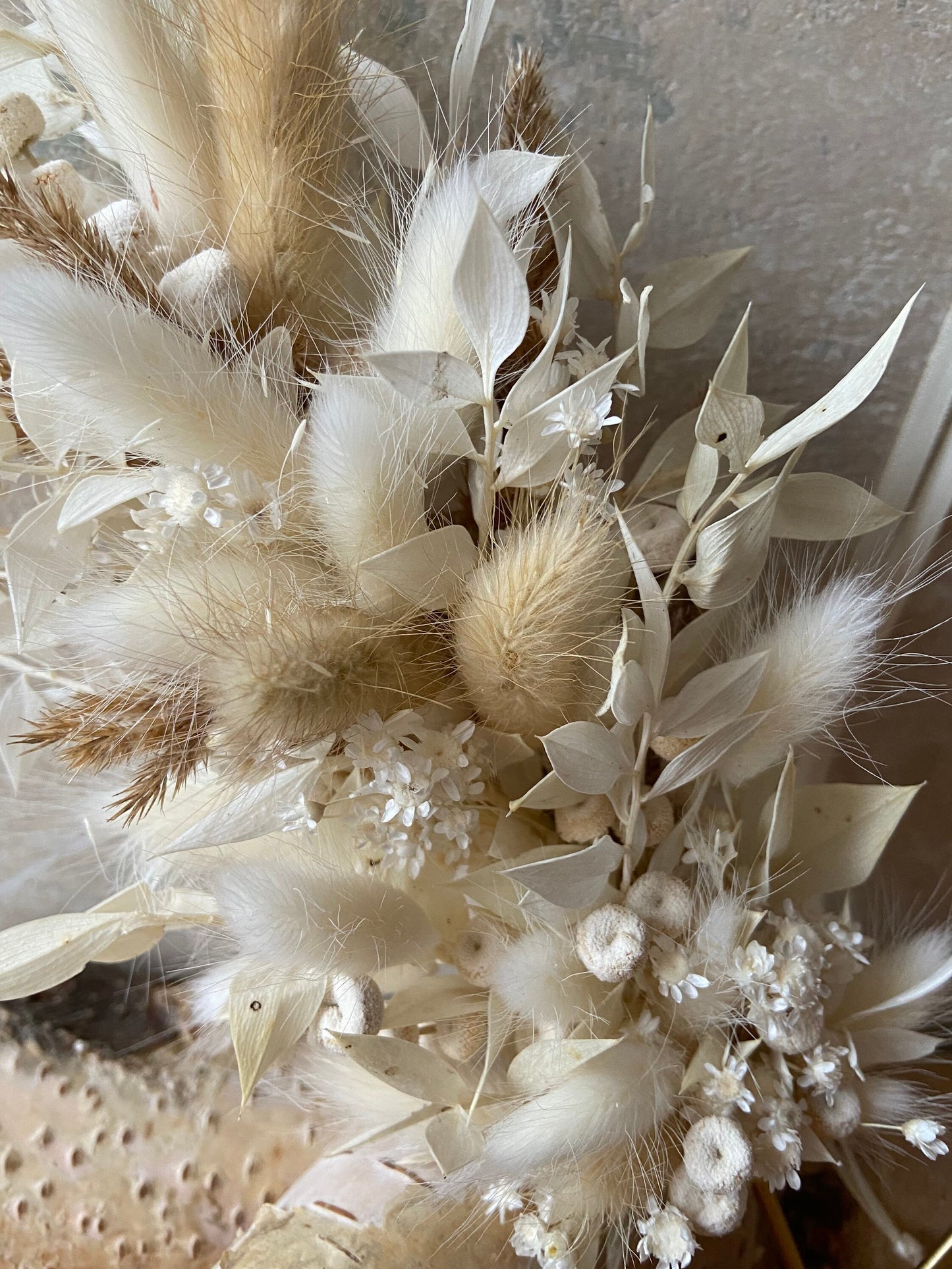 Herz | Trockenblumen | Schleifenband