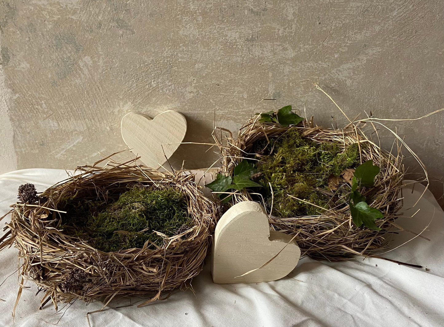 Nest | Frühling | Ostern | flach