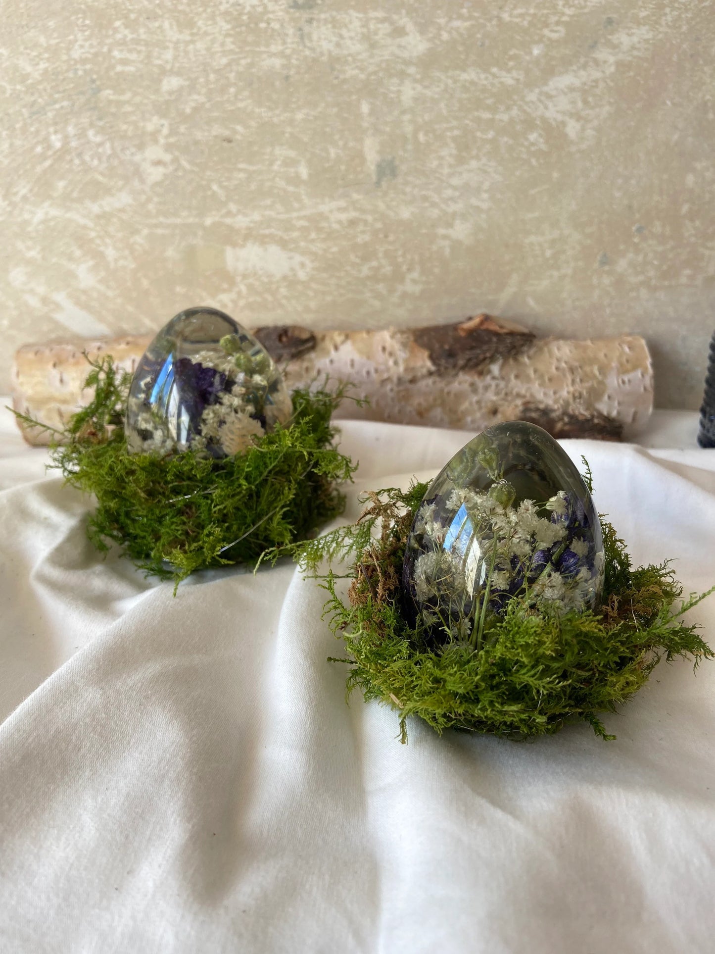 Osterei | Blütenei | Epoxi | getrocknete Blüten | Ostern | Ostertisch | Osterdeko |Trockenblumen | Tischdeko