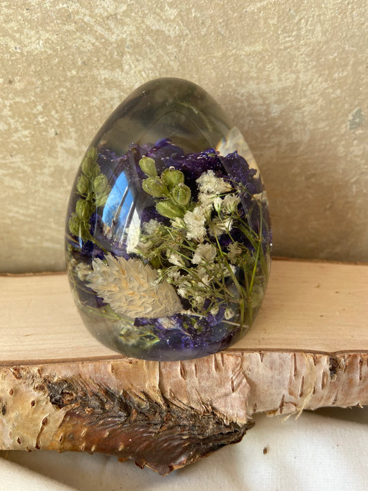 Osterei | Blütenei | Epoxi | getrocknete Blüten | Ostern | Ostertisch | Osterdeko |Trockenblumen | Tischdeko