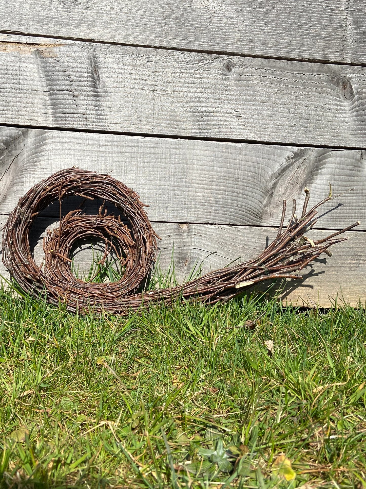 Schnecke aus Birkenzweigen | Birke | Birkenreisig | Gartendeko | Schnecke | Naturdeko | Outdoor Schmuck | Schöner Wohnen