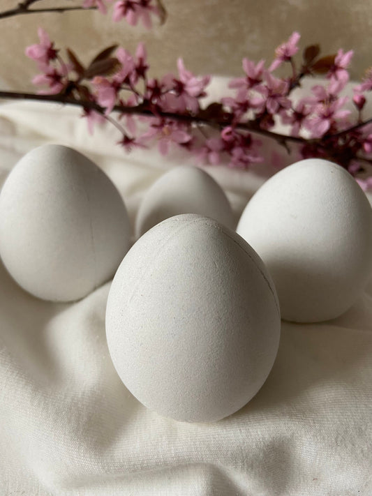 Betonei weiß | Osterei | Weißes Betonei | Ostern | Ostertisch | Osterdeko | Deko | Einladung | Tischdeko
