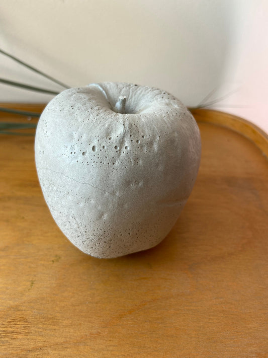 Apfel aus Beton | Betonapfel | Tischdekoration | Herbstdeko | Apfel | Beton | grau