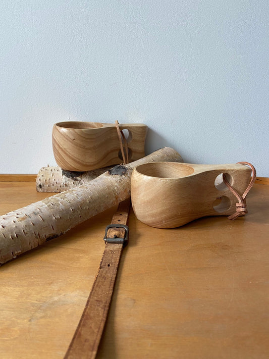 Birkenholz  Becher | Bierkrug | Wander Accsessoir | Hiking | Camping | Natur verbunden | Tasse | Kuksa | Geschenkidee | Trekking