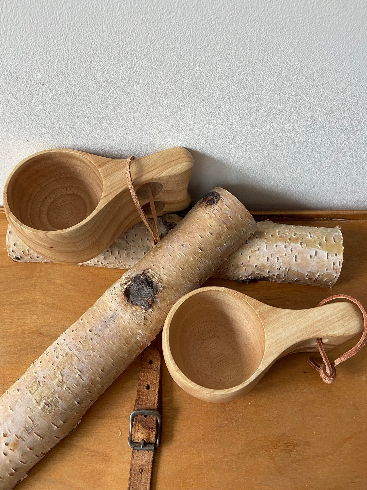 Birkenholz  Becher | Bierkrug | Wander Accsessoir | Hiking | Camping | Natur verbunden | Tasse | Kuksa | Geschenkidee | Trekking