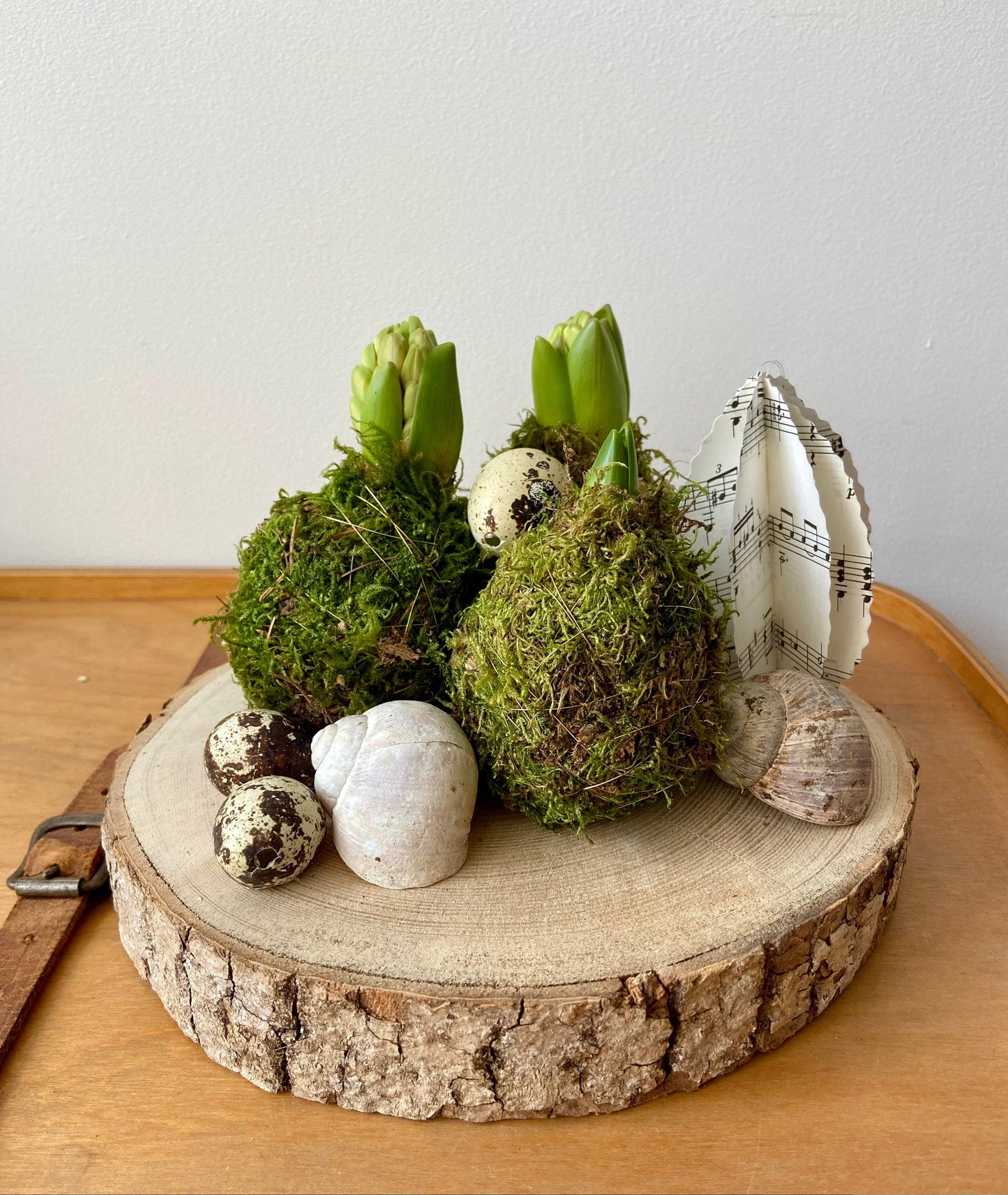 Hyazinthe in Moos | Osterdekoration | Tischdekoration | Frühlingsdeko | Moos | Ostern | Hyazinthe | Frühlingsblüher | NaturDeko