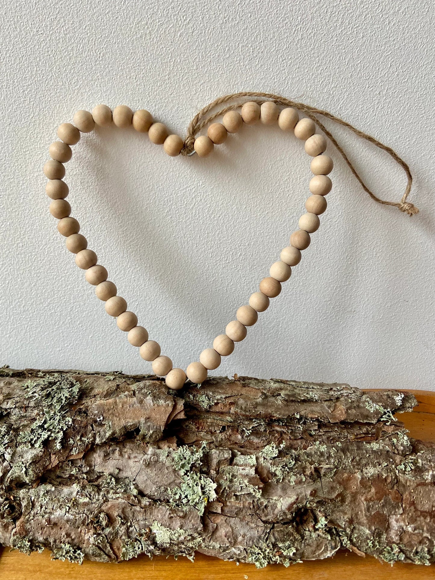 Herz | Holzperlen | kleines Herz | Muttertag | Geschenk | Hochzeit | Liebe | Valentinstag