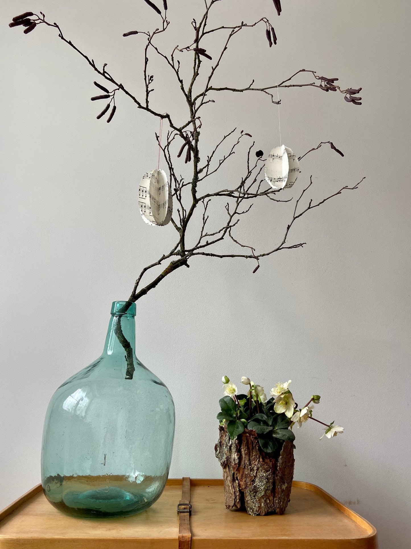 Ei | Osterei | Papierei | Notenpapier | Ostern | Ostertisch | Osterdeko | Frühlingsdeko | Deko | Einladung | Tischdeko | Anhänger