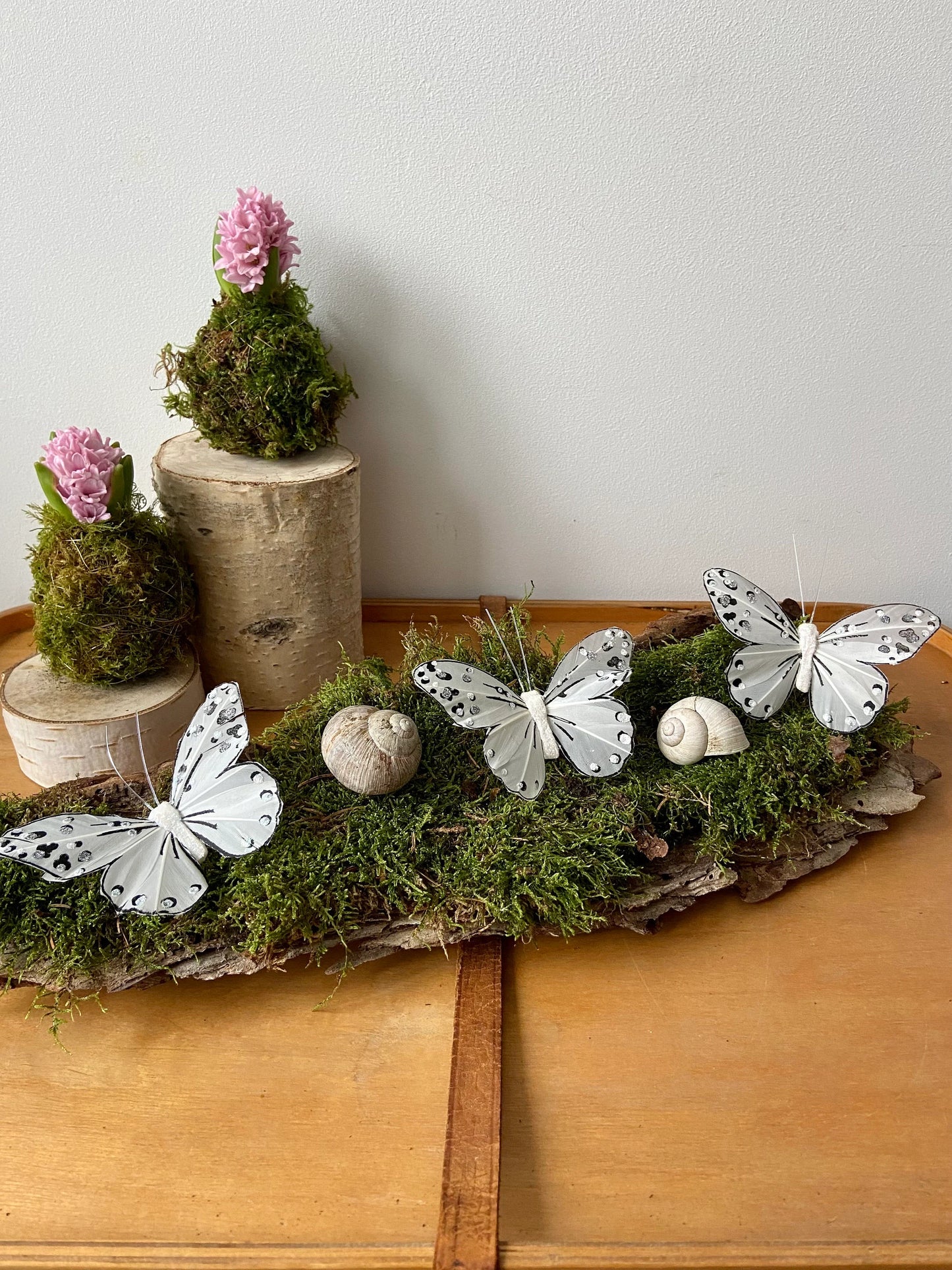 Schmetterling | Glitzer | Frühlingsdeko | Bastelmaterial |