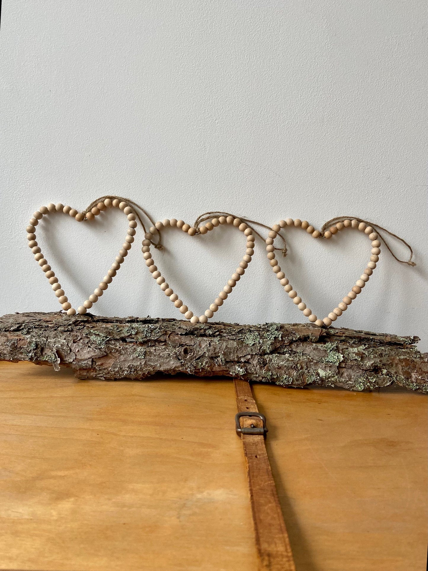 Herz | Holzperlen | kleines Herz | Muttertag | Geschenk | Hochzeit | Liebe | Valentinstag