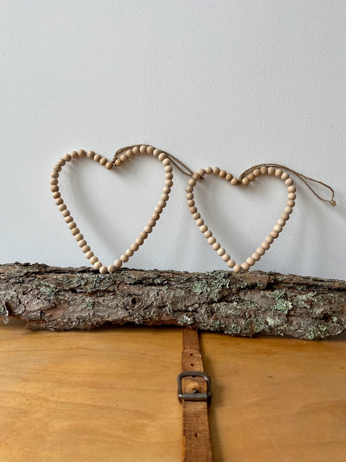 Herz | Holzperlen | kleines Herz | Muttertag | Geschenk | Hochzeit | Liebe | Valentinstag
