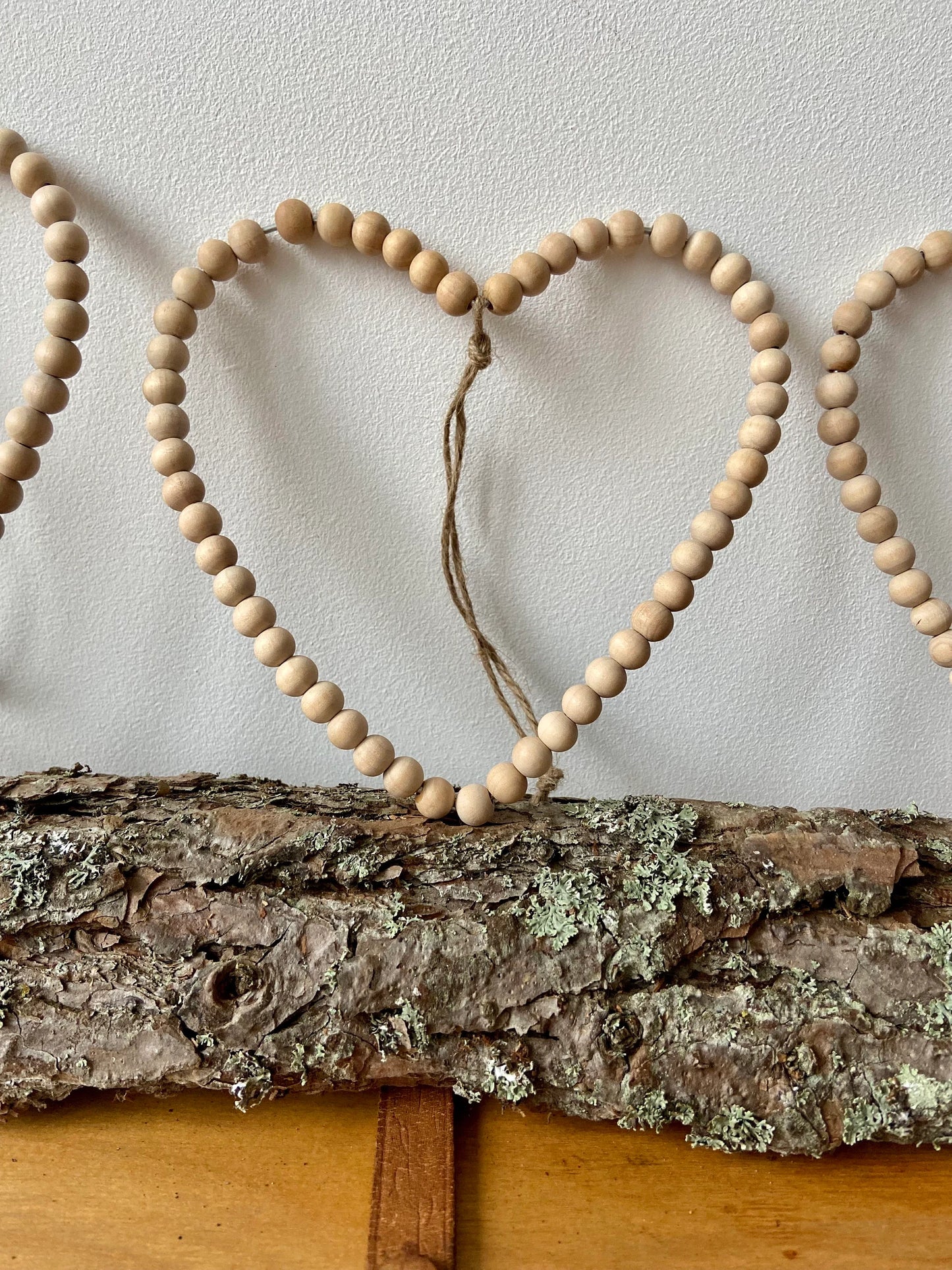Herz | Holzperlen | kleines Herz | Muttertag | Geschenk | Hochzeit | Liebe | Valentinstag